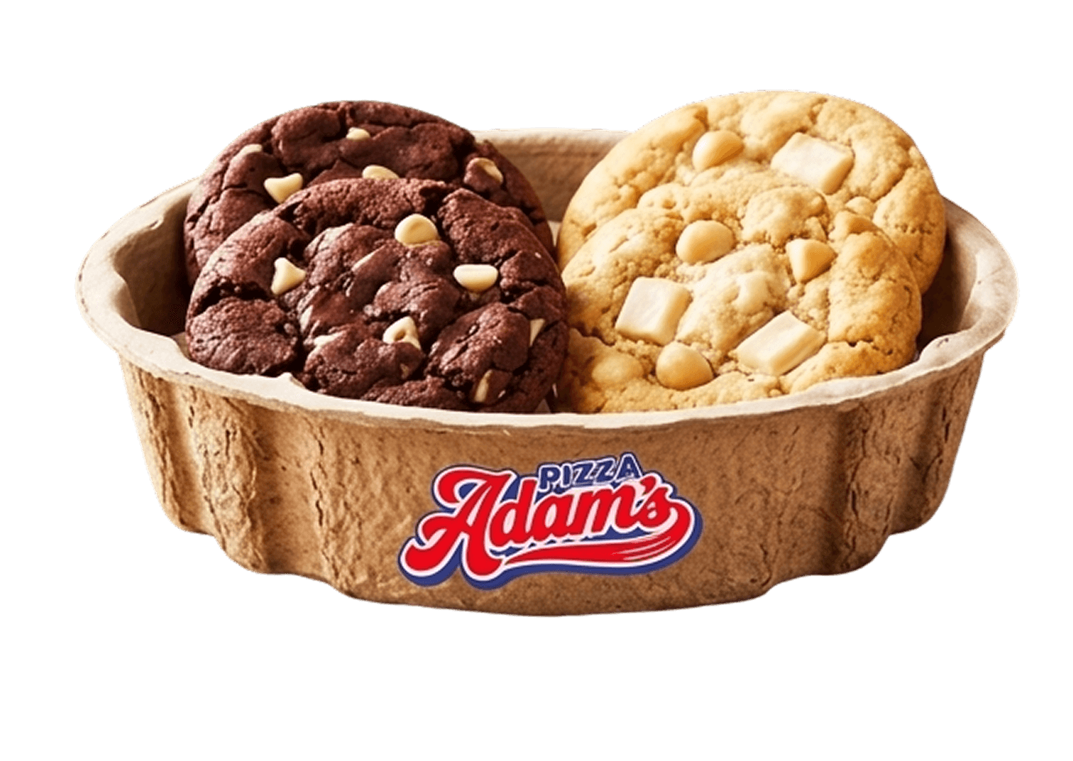 Jaz cookies with melted chocolate